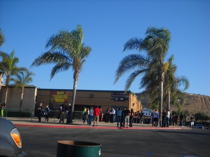 Parking lot of Cricket, Pre-Green Day concert!