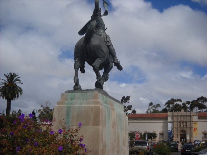 Statuary to rival anything you might find in Europe-in our
own Balboa Park.