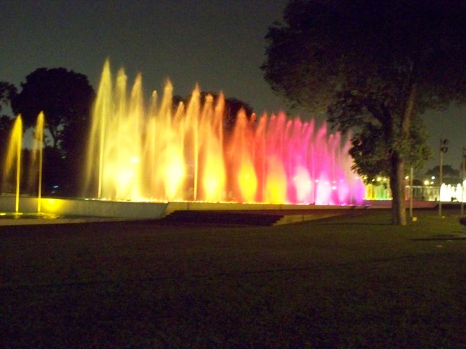The Fantasia Fountain at Parque de la Reserva in Lima, Peru