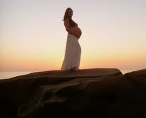 This is a portrait of my friend Arwen, 8 months pregnant at
Windansea beach.