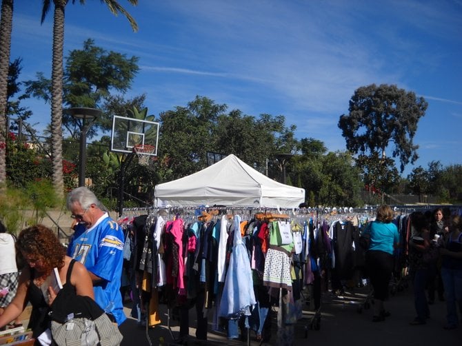 Rock Church Point Loma having a back yard thrift store event on Sunday, Nov. 14th in Rock Park.