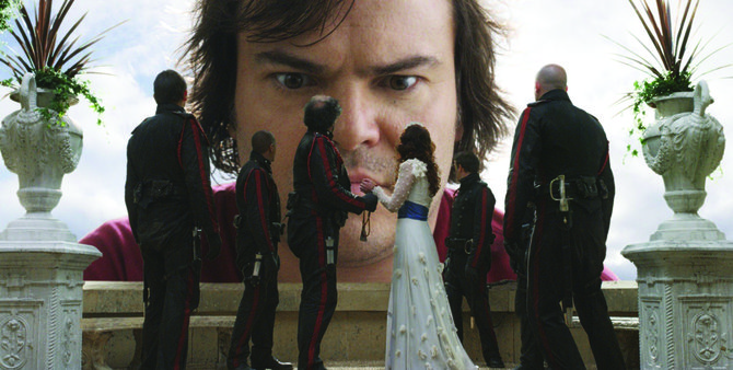 Jack Black is one special effect among many in Gulliver's Travels.