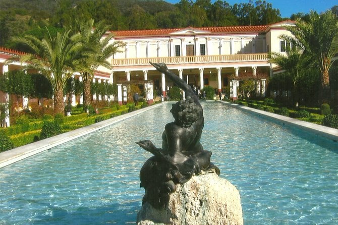 At the Getty Villa in Malibu.