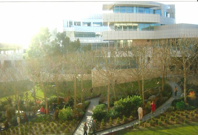 The Getty Museum in LA and the adjoining garden.