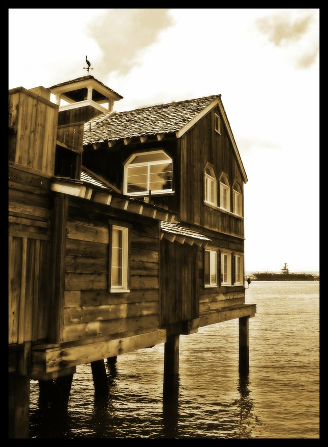Shot this photo while walking around the harbor one day. Edited in Photoshop.