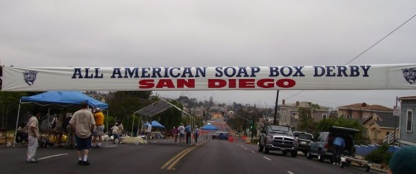 All American Soap Box Derby on 25th Street.
