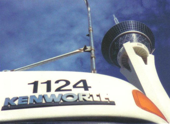 KW under the Stratosphere Tower, Las Vegas, NV, shortly after the casino opened (had to do the rides up top---I'm big on amusement parks and rides, and have done many nationwide).
