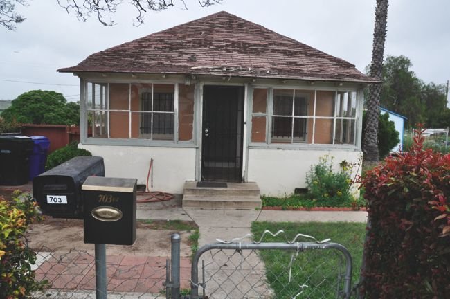 Redevelopment is focused downtown, complains Henry Rodriguez, former pastor at St. Jude Shrine, which sits in the same neighborhood as this house at 32nd and Martin.