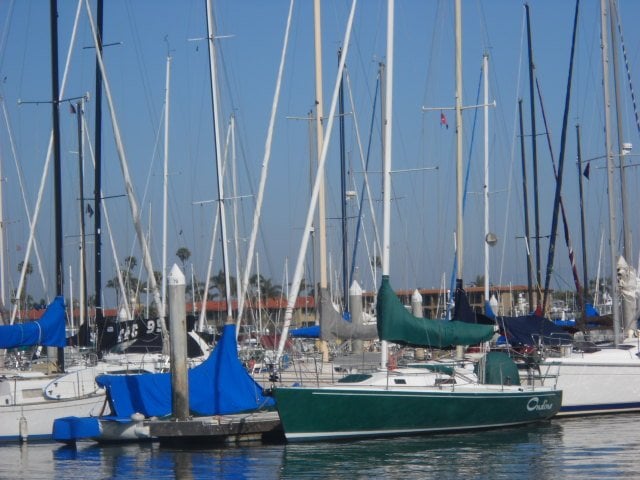 Boats at Southwestern Yacht Club.