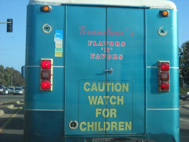 Grandma's Ice Cream Truck in Ocean Beach.