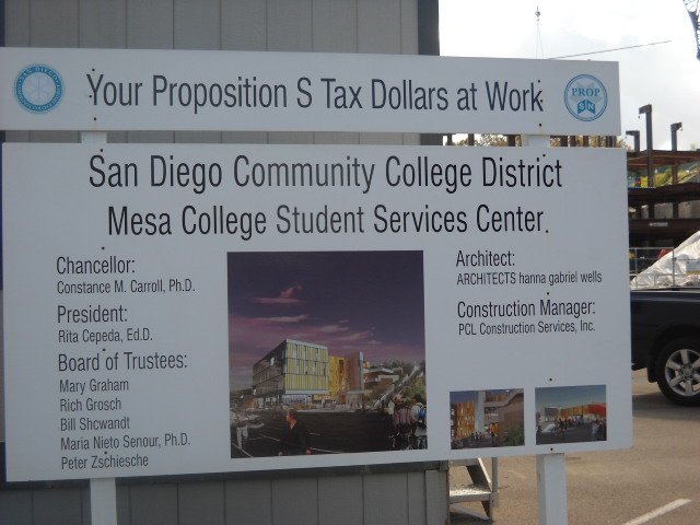 Campus sign.