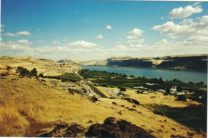 Columbia River, viewed from above Maryhill, WA. 
