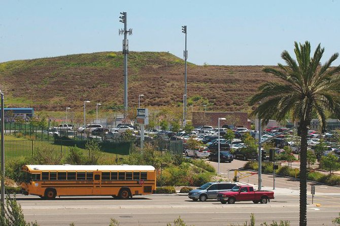Otay Ranch High School in Sweetwater school district houses five cell phone towers. 