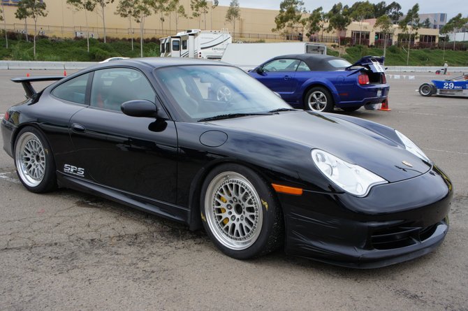 Sweet Porsche 996 911 GT3 with CCWs and carbon ceramic brakes. 996s are a little unloved by enthusiasts but solid cars. You can find some on the "cheap".