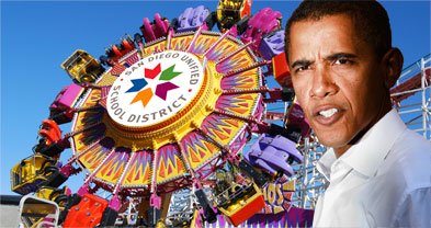 Obama administration to San Diego Unified: stop spending federal money at amusement parks.