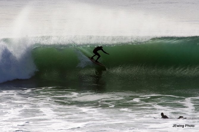 Surfing at Sunset Cliffs Natural Park