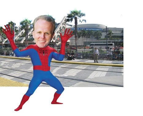 Kevin Faulconer is all ready to use his free ticket to Comic-Con.