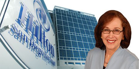 Julie Dubick, Mayor Sanders’s chief of staff, loves that Hilton stock.