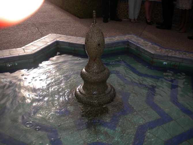 One of the fountains in the Alcazar Garden in Balboa Park.