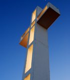 Photo of the cross on Mount Soledad.