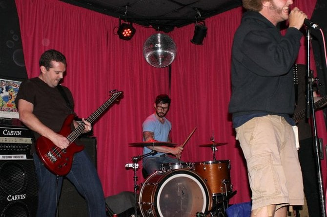 Firsties! Download Syndrome set the stage at the inaugural Pink Punk Lotto show.