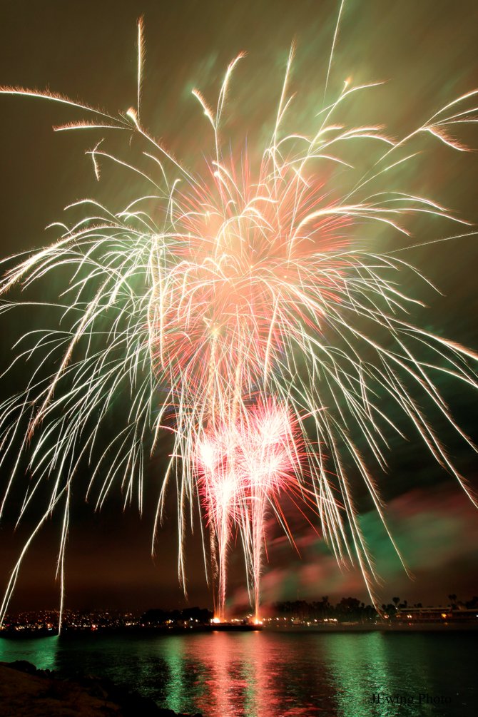 Fireworks in Mission Beach!