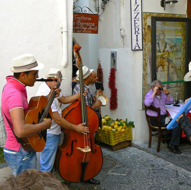 Street Musicians, Amalfi, Italy