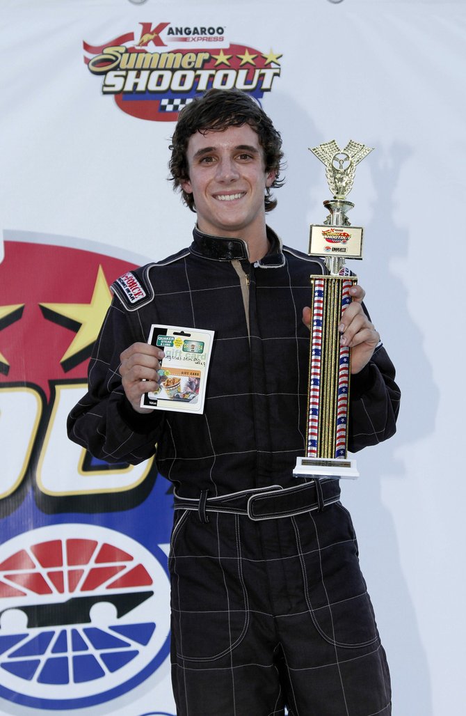 Chase Catania aims to be a NASCAR racer.