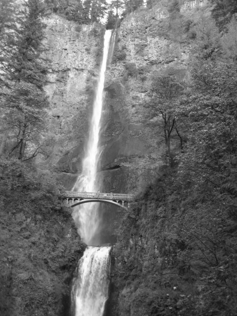 Oregon waterfall.