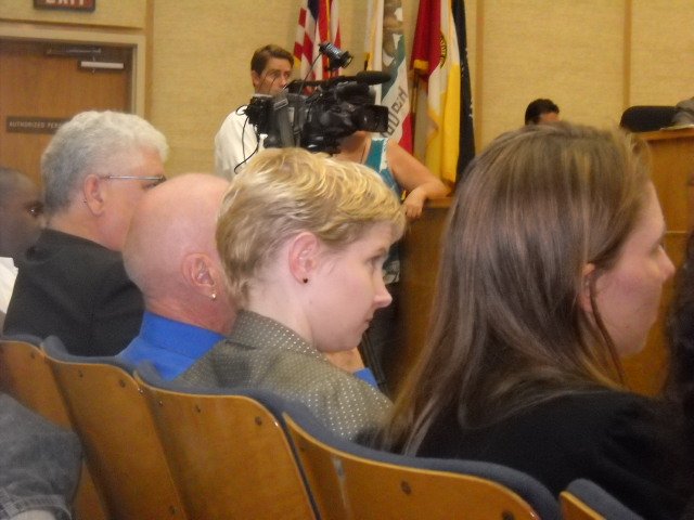 Packed City Council chambers full of observers and media--on hand for medical marijuana debate.