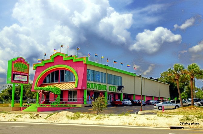 The "new" Souvenir City in Biloxi.  Rebuilt after Hurricane Katrina.