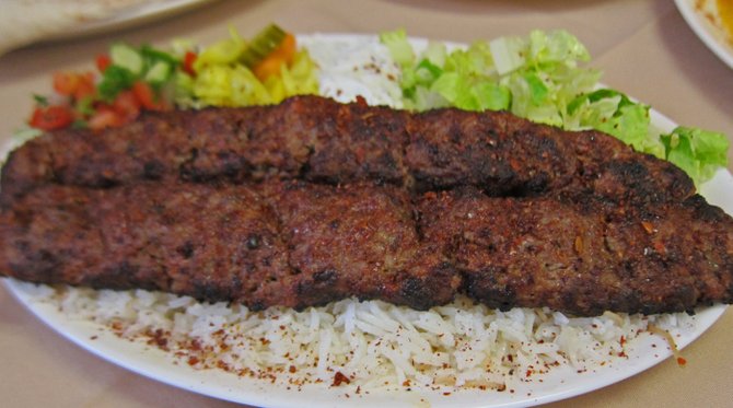 Adana kebab, a mildly spicy minced-meat kebab, is named after an 
Anatolian city but found everywhere in Turkey. 