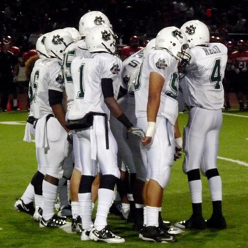 The Helix offensive huddle