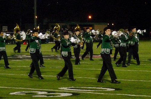 Helix’s band performs at halftime