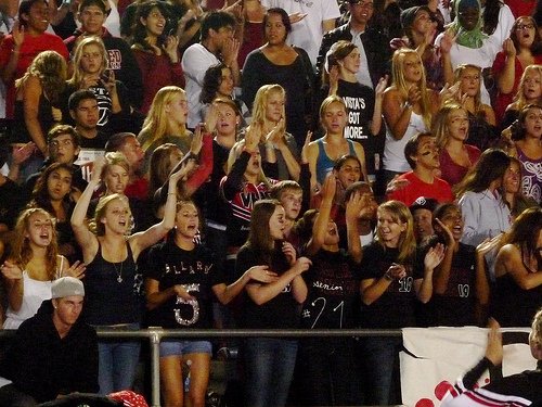 Powerhouse, Vista’s student section, was high on energy and dance moves throughout the game