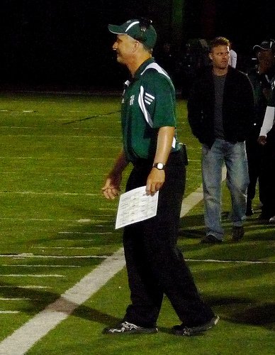 Helix head coach Troy Starr