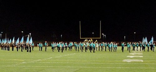 Olympian’s band performed at halftime