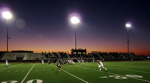 A South Bay sunset provided a nice backdrop during the first quarter