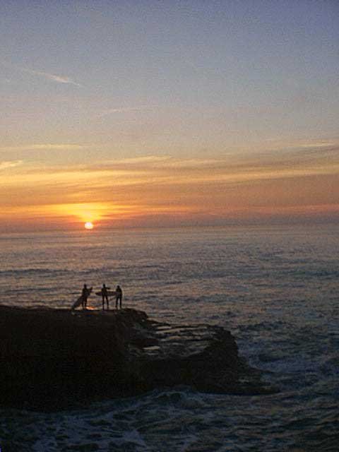 Sunset Cliffs Surfers, Oct. 1989.