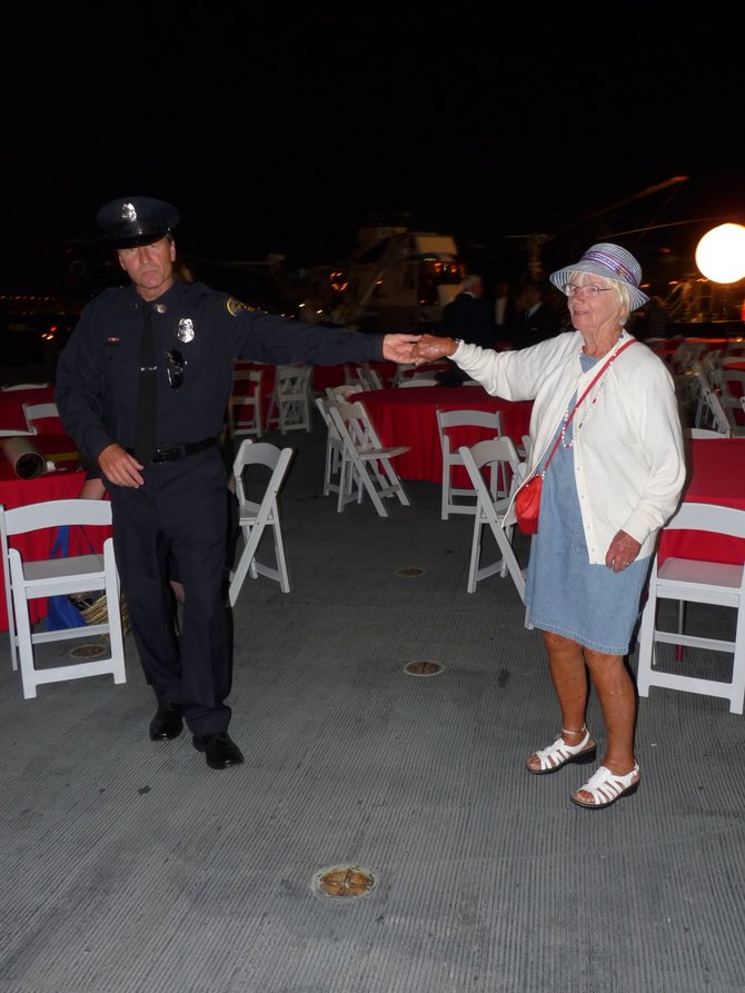 On the Midway after a 9/11 ceremony 9/11/2011