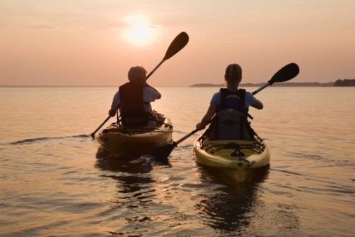 Kayaking is an ideal way to explore the Slough
