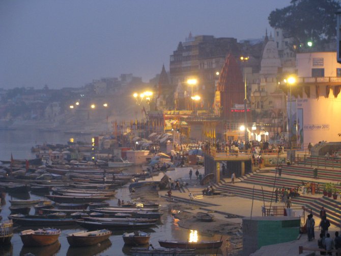 Veranasi – a holy city for its associations with the Ganges