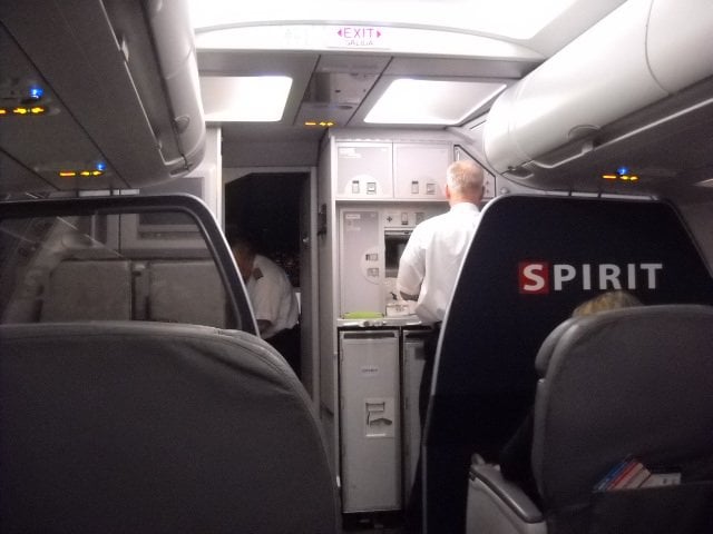 Promotional $9 one way flights to Sin City on Spirit Airlines gets ready for take-off.