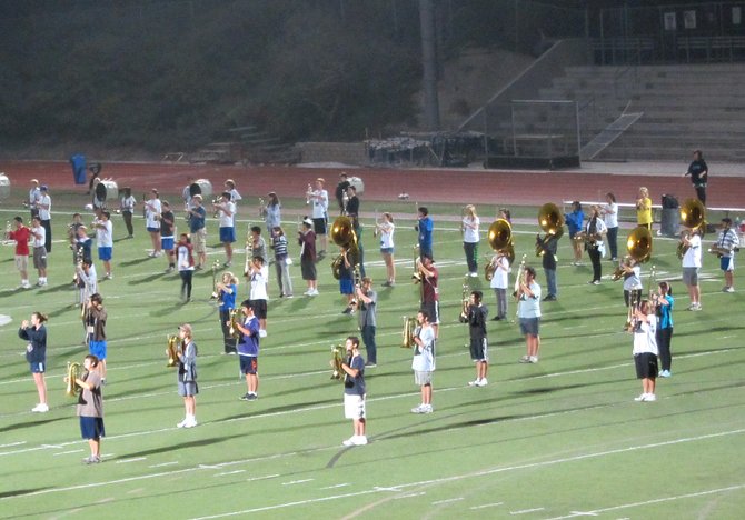 Band practice is back in session at Rancho Bernardo High School.
