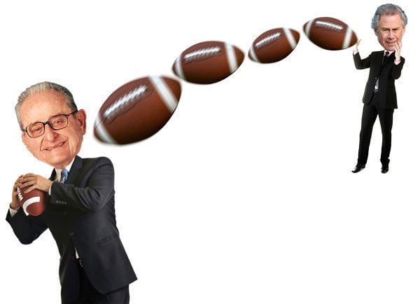 Alex Spanos and Philip Anschutz...tossing to Republicans