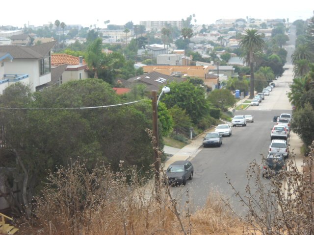 Overlooking Ocean Beach from the Del Monte Ave. lookout.