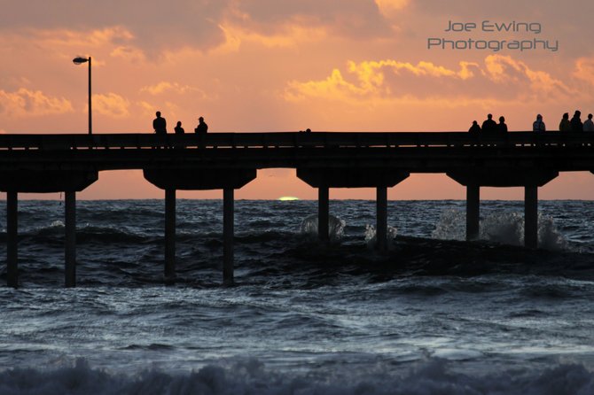 Green Flash viewing at the OB Pier