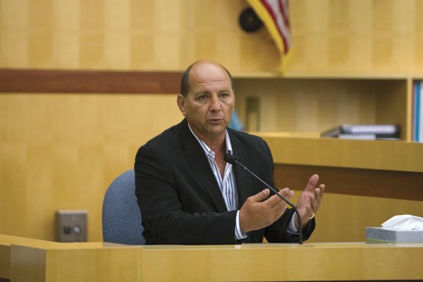 Professional dog trainer Philippe Belloni testified during the jury trial.