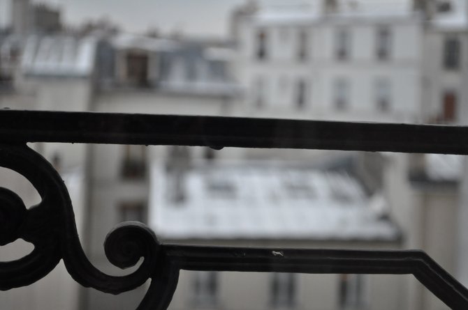 Apartment view in Paris