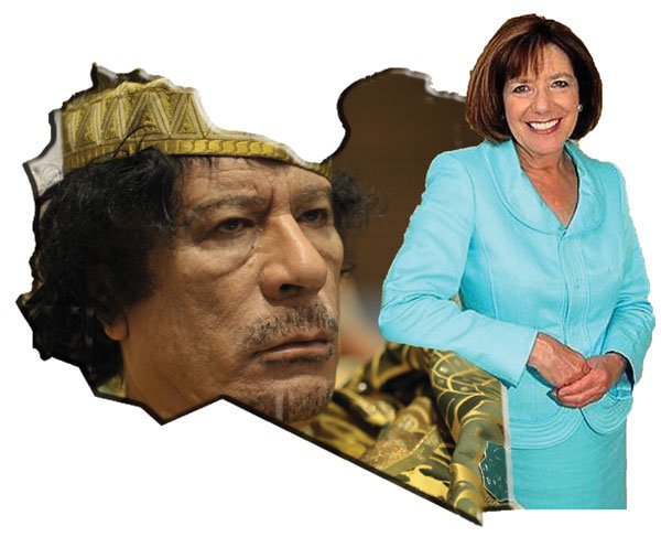 Happier times — Congresswoman Susan Davis visited Libya in 2004.